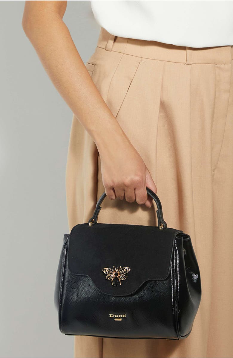 Dune London Dunebug Top Handle Satchel, Alternate, color,