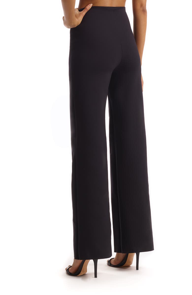 Wide Leg Neoprene Leggings