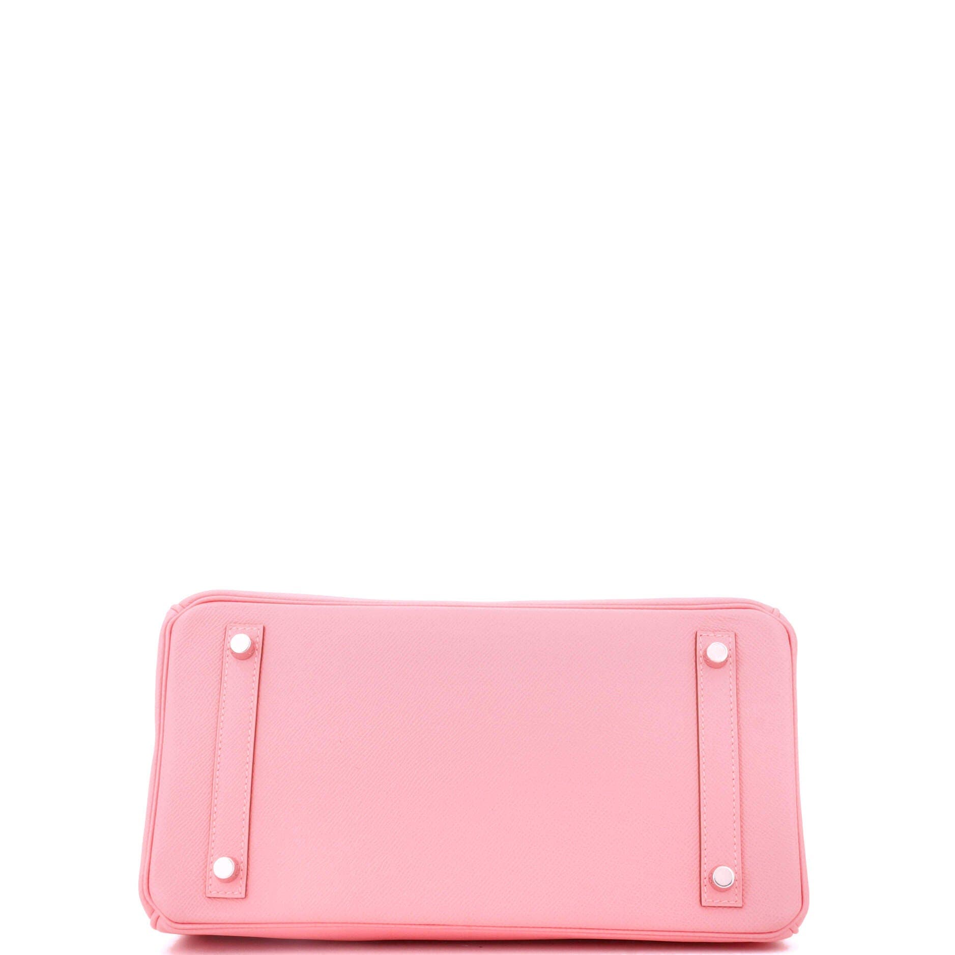 Pre-Owned Hermes Birkin Handbag Pink Epsom with Palladium Hardware 30, Alternate, color, 