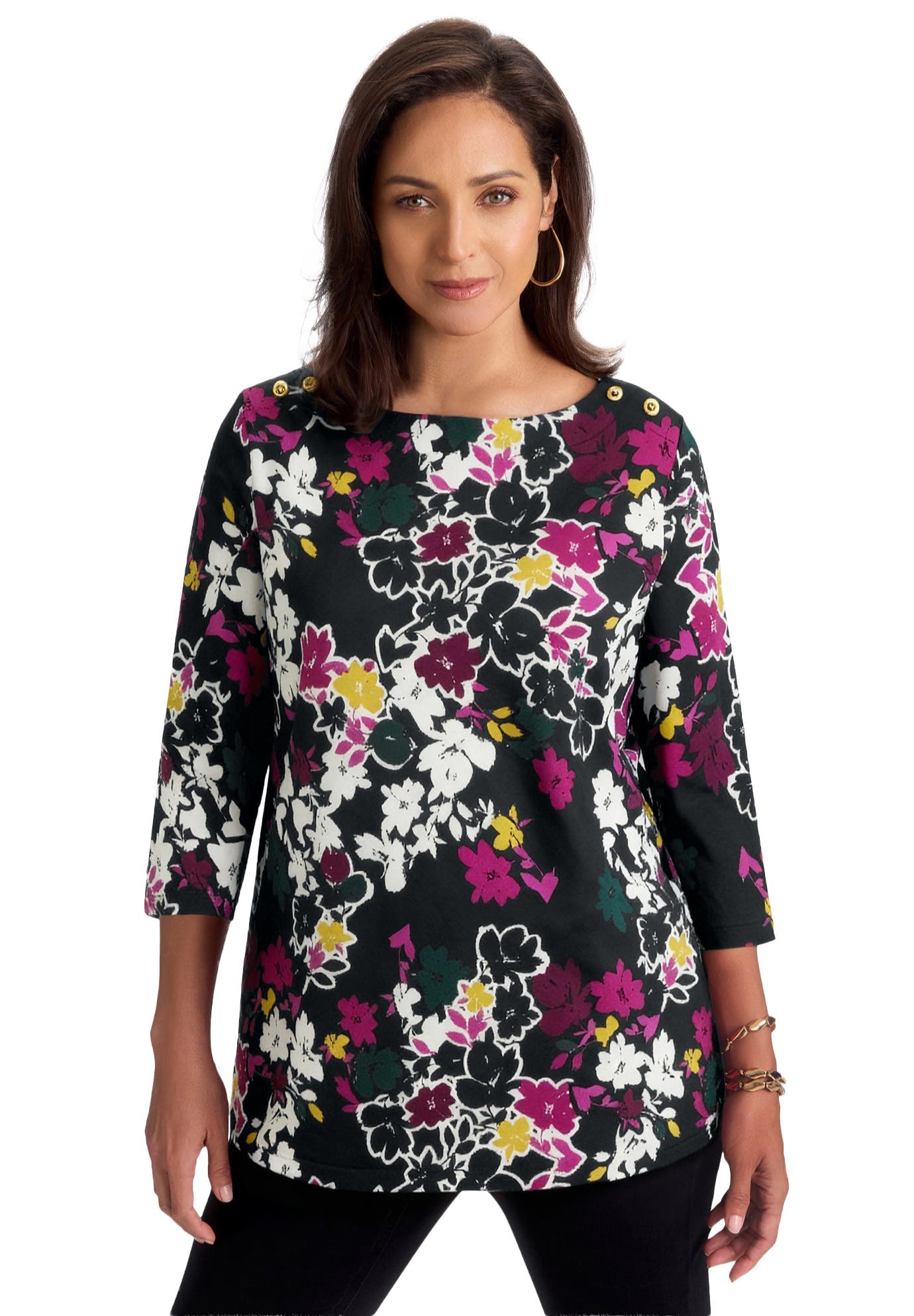 BLACK MULTI FLOWER