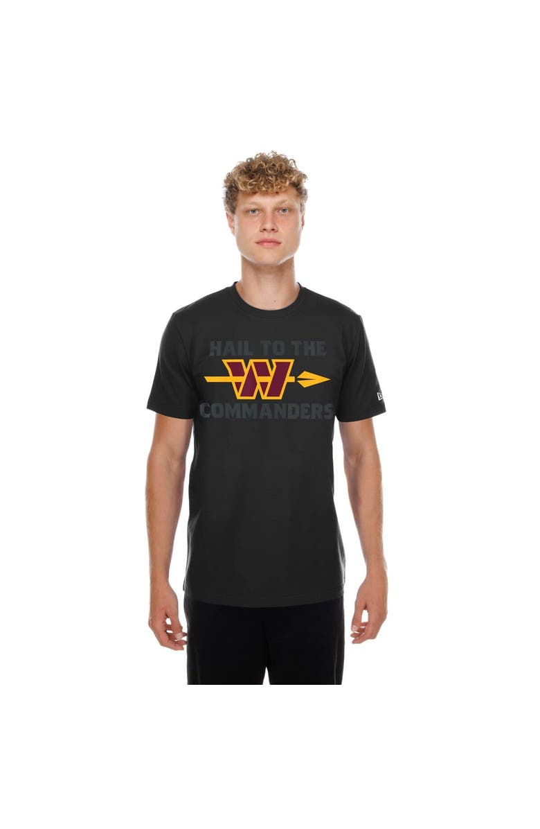 New Era Men's New Era Black Washington Commanders Hail to the Commanders T-Shirt, Main, color, Black