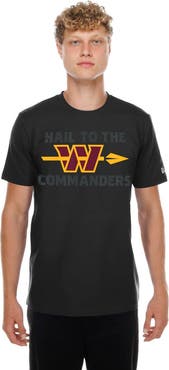 New Era Men's New Era Black Washington Commanders Hail to the Commanders T-Shirt