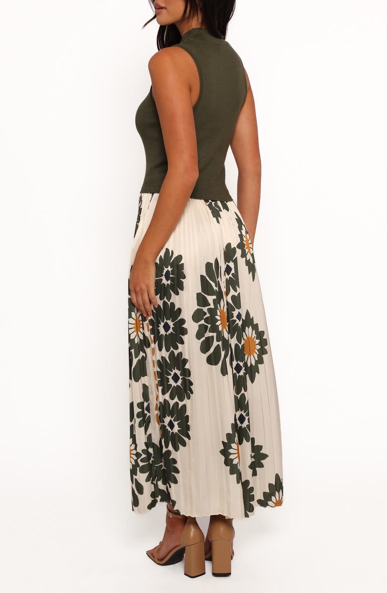 Petal & Pup June Mixed Media Maxi Dress, Alternate, color, 