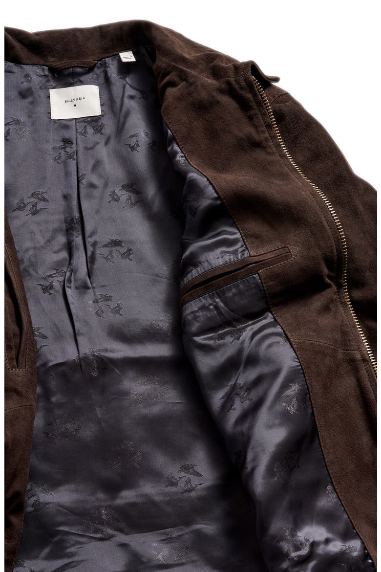 Blake Suede Jacket, Alternate, color, CHOCOLATE