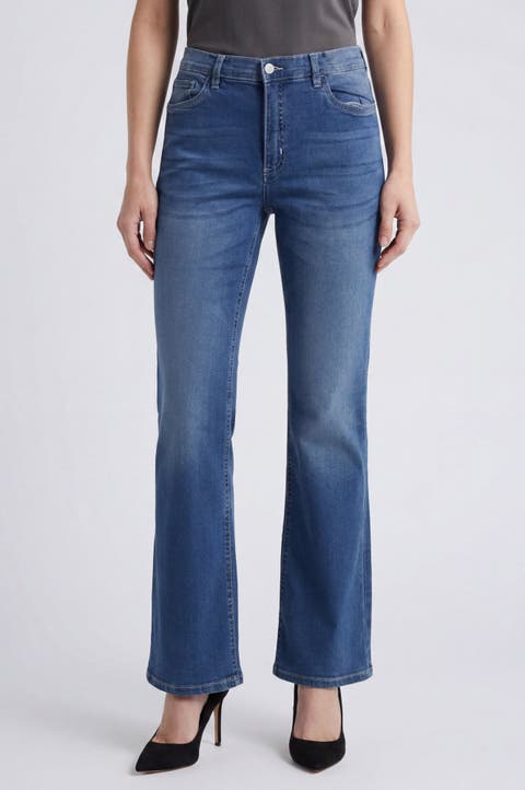 Women's High-Waisted Flare Jeans