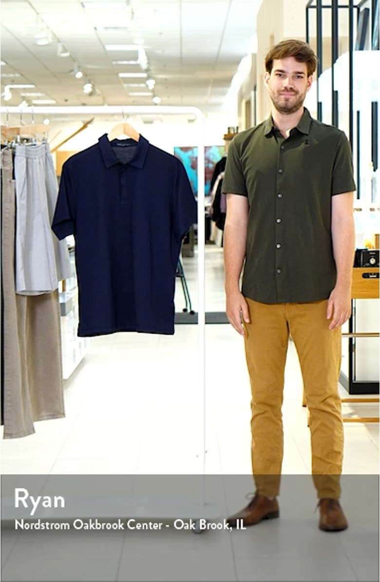 Lomond Cotton Blend Jacquard Polo, sales video thumbnail