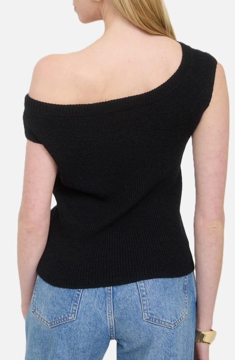 Blu Pepper Off-the-Shoudler Sweater, Alternate, color, Black