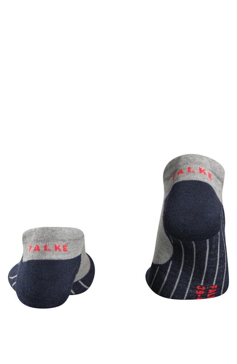 Falke RU4 Endurance No Show Running Socks, Alternate, color, Light Grey