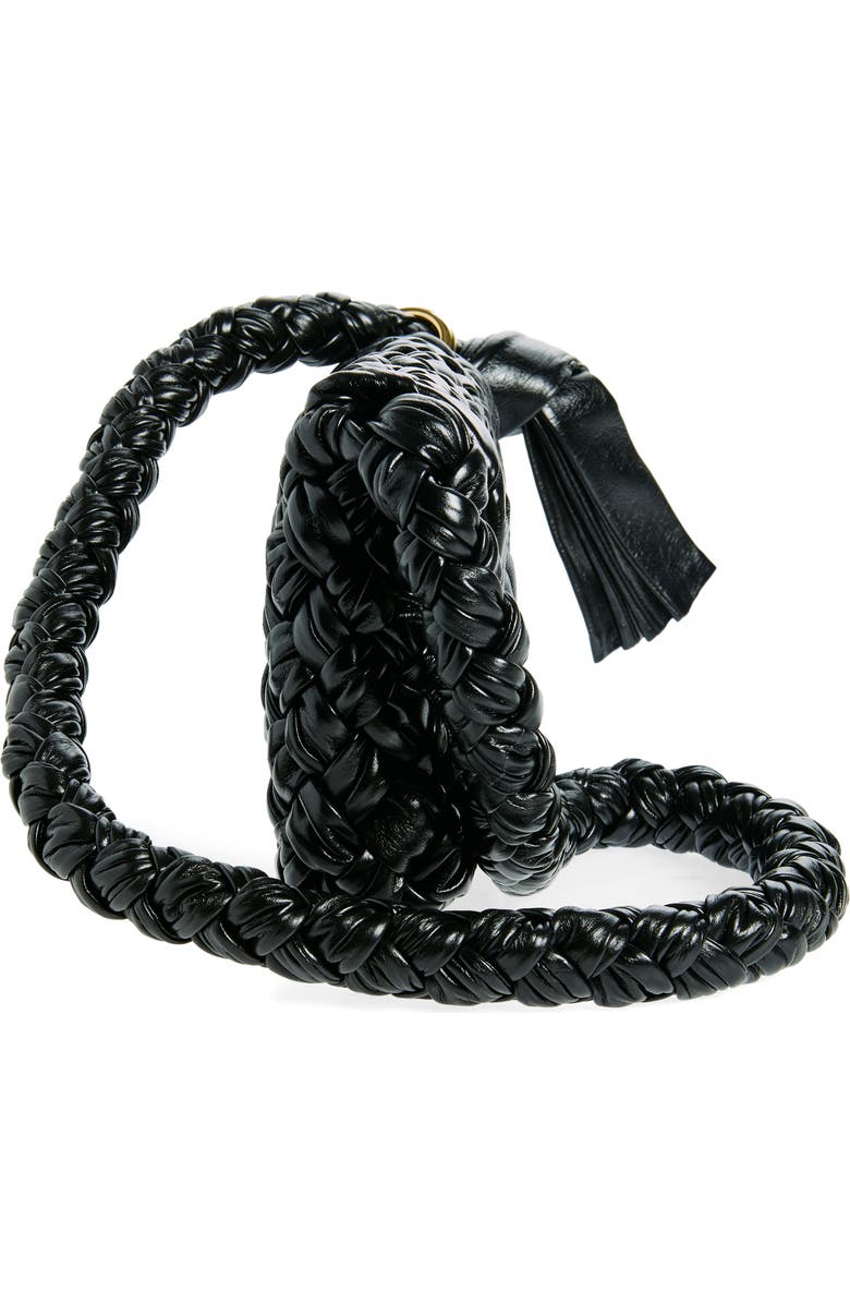 Bottega Veneta Small Kalimero Città Crossbody Bag, Alternate, color, 1019 Black-M Brass