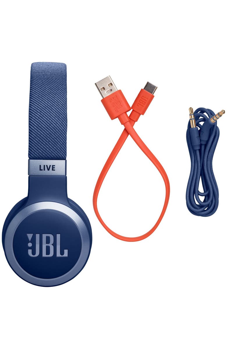 JBL Live 670NC Wireless On-Ear Headphones with True Adaptive Noise Cancelling, Alternate, color, Blue