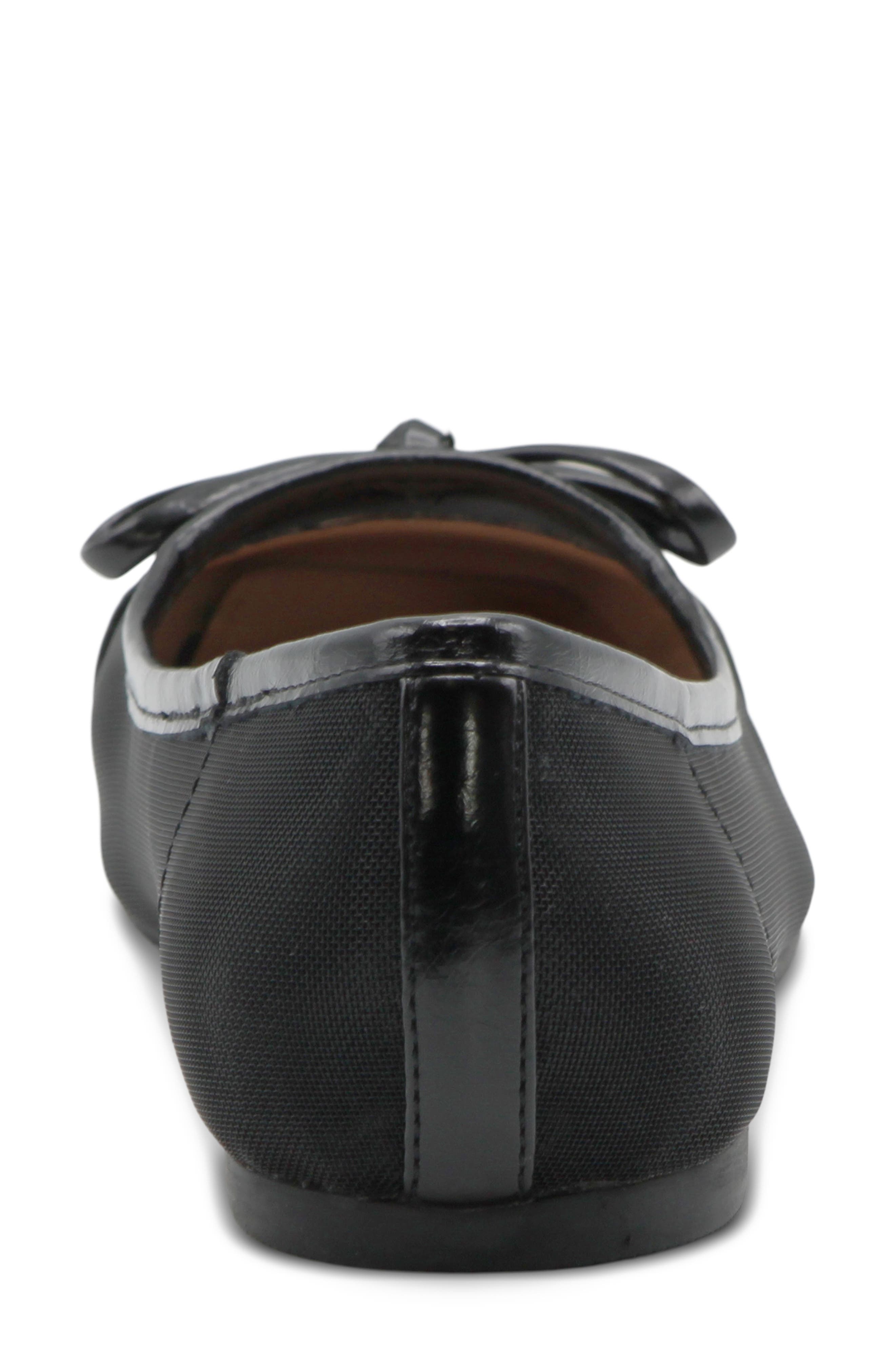 Simply Cap Toe Ballet Flat, Alternate, color, BLACK