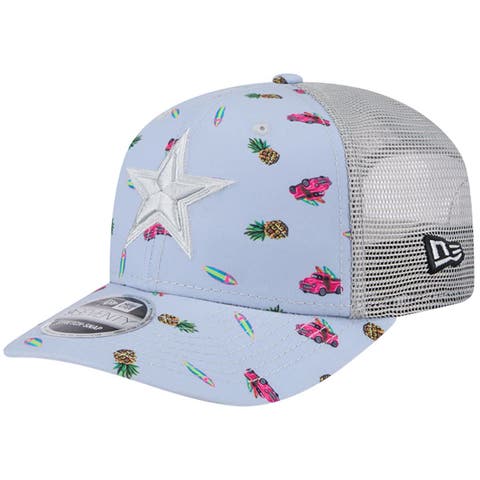 Men's New Era  Light Blue Dallas Cowboys Adventure Surfboard 9SEVENTY Adjustable Hat