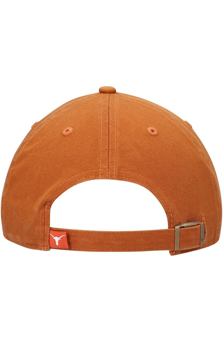 '47 Men's '47 Texas Orange Texas Longhorns Archie Script Clean Up Adjustable Hat, Alternate, color,