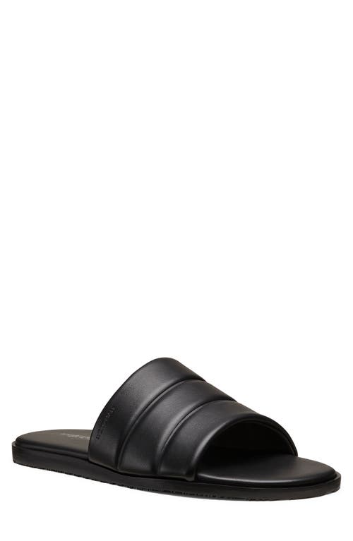 Stuart Weitzman Brentin Slide Sandal In Black