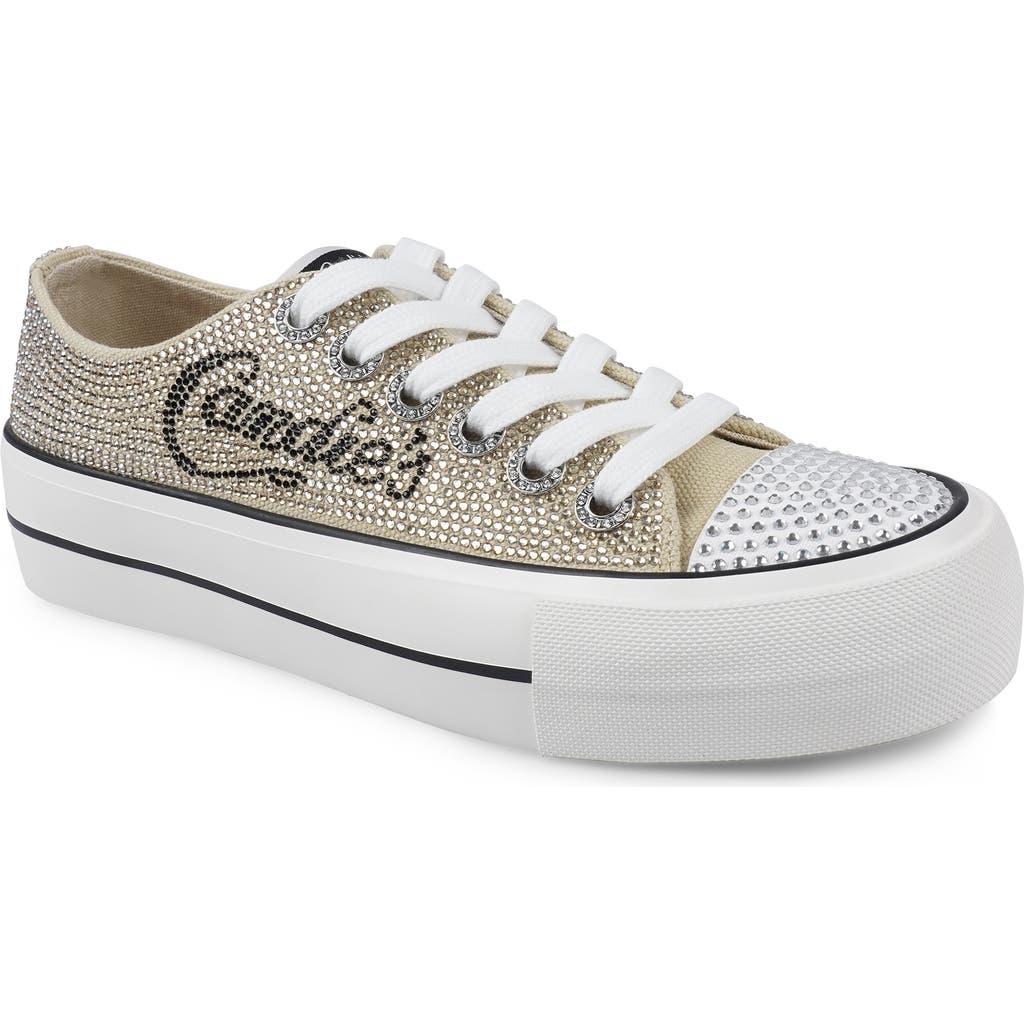 Candies Candie's Leann Low Top Platform Sneaker In Gold