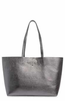 Angel Shopper Faux Leather Tote