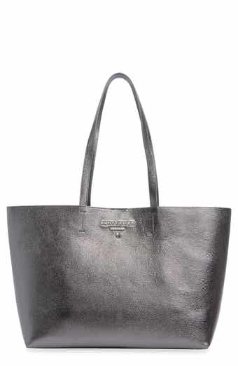Angel Shopper Faux Leather Tote