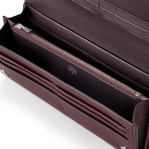 Mulberry Continental Wallet Black Cherry