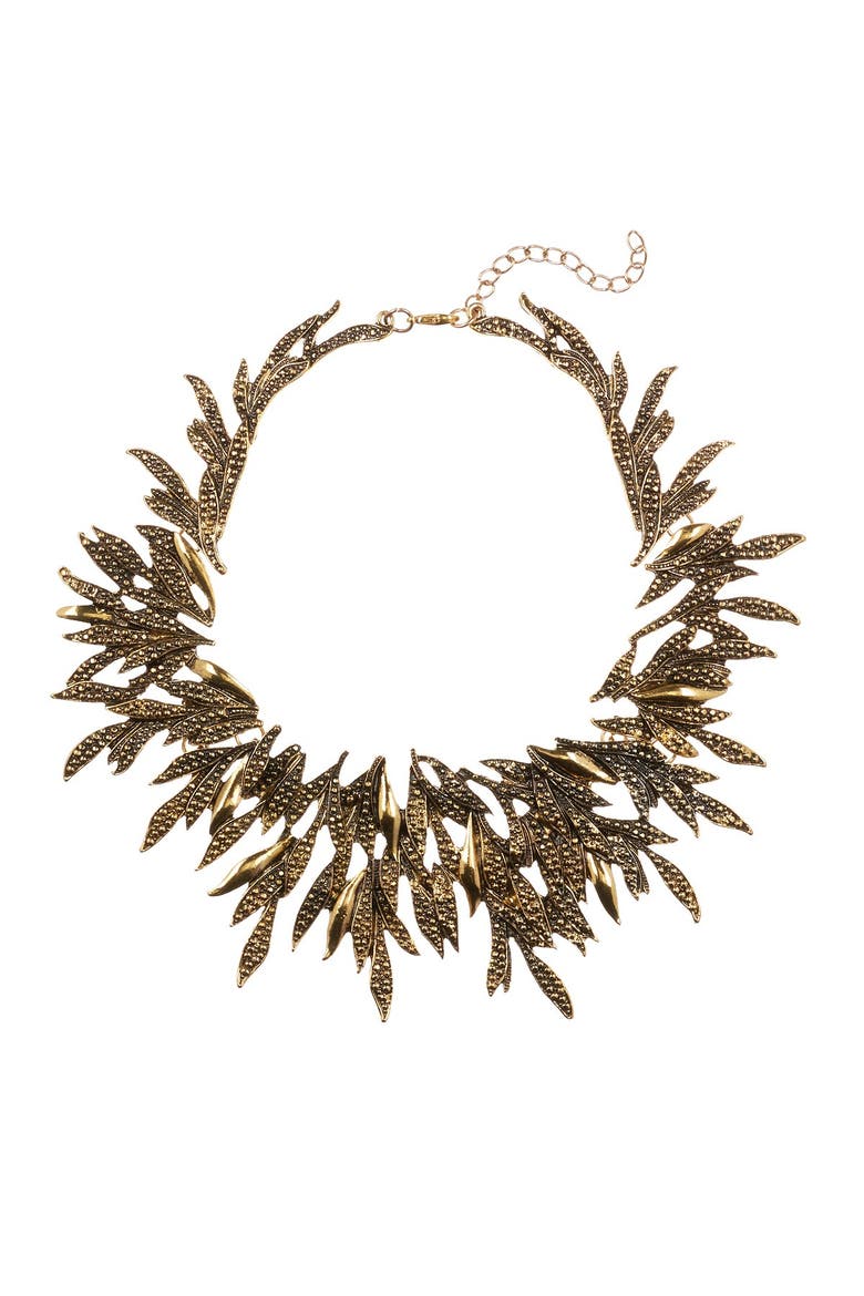 Fall Necklace, Main, color, BRONZE