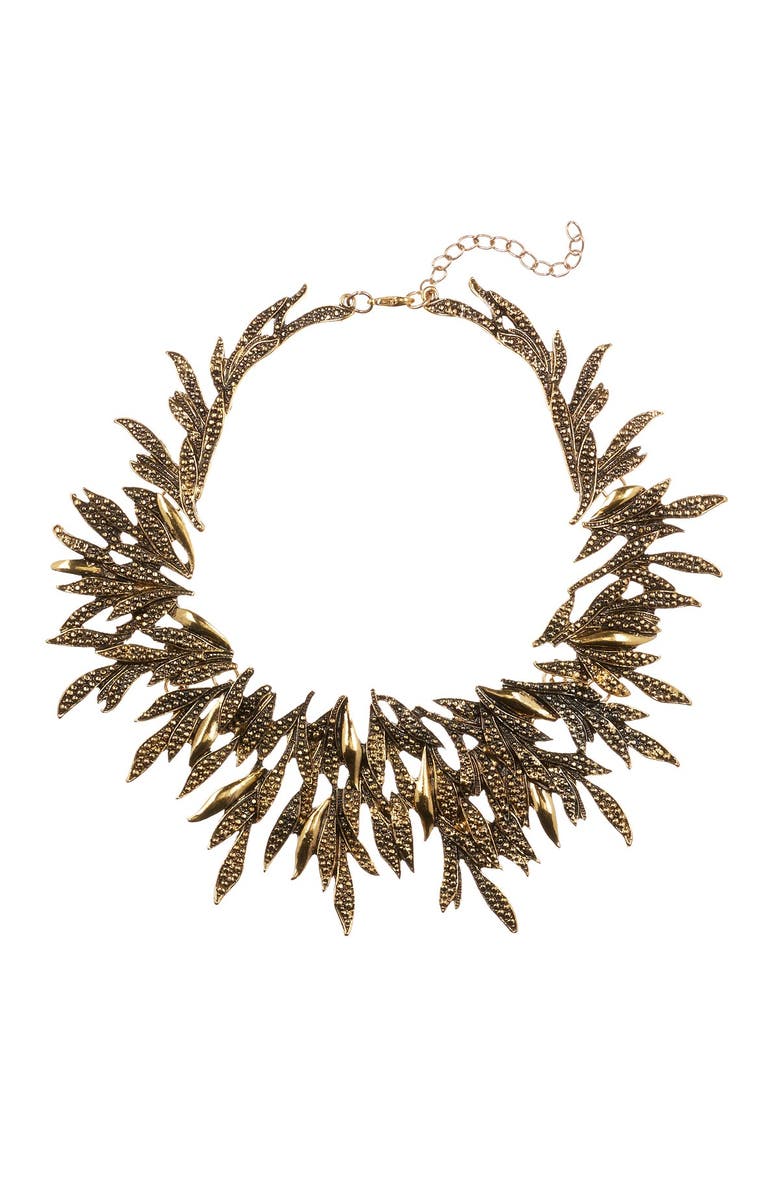 EYE CANDY LOS ANGELES Fall Necklace, Main, color, Bronze