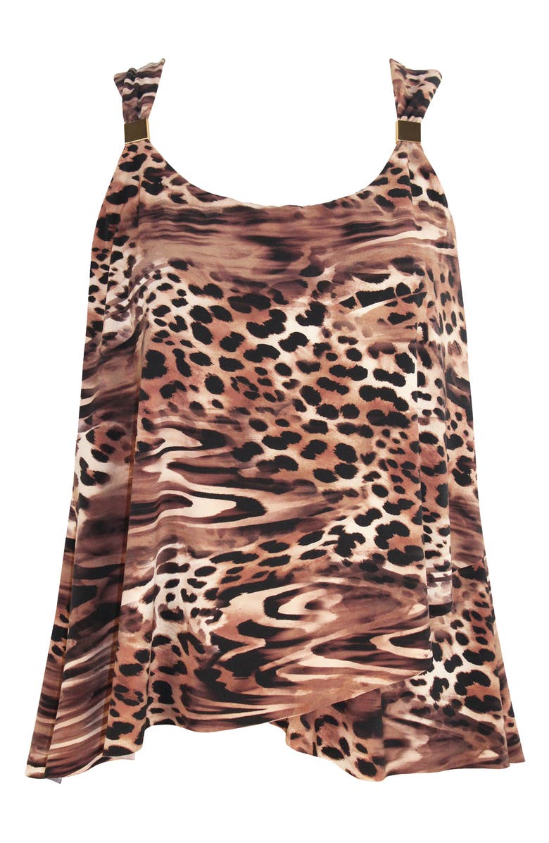 Miraclesuit<sup>®</sup> Ocicat Dazzle Underwire Tankini Top, Alternate, color,