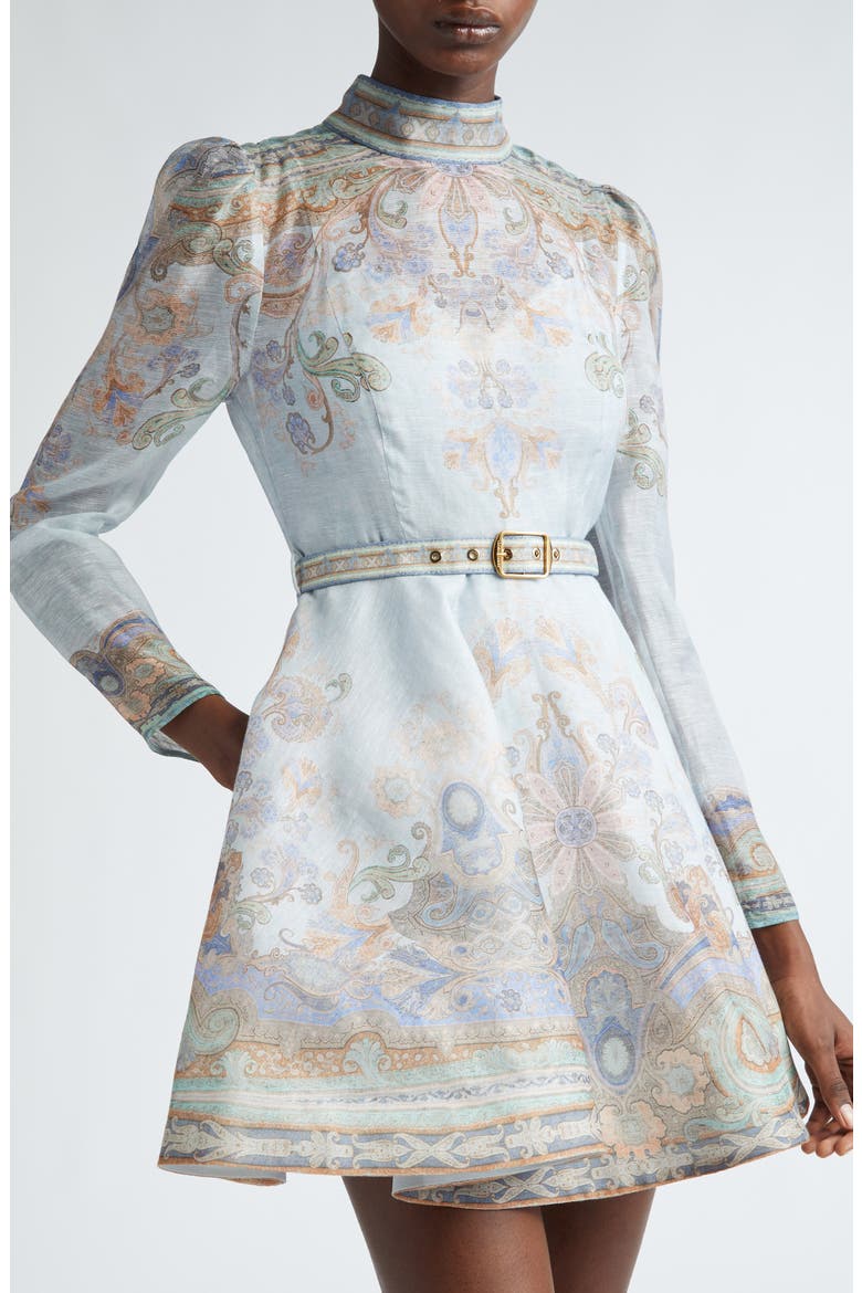 zimmerman eden long sleeve dress Zimmermann Eden Handkerchief Dress, Black Inca Lily, Size 3