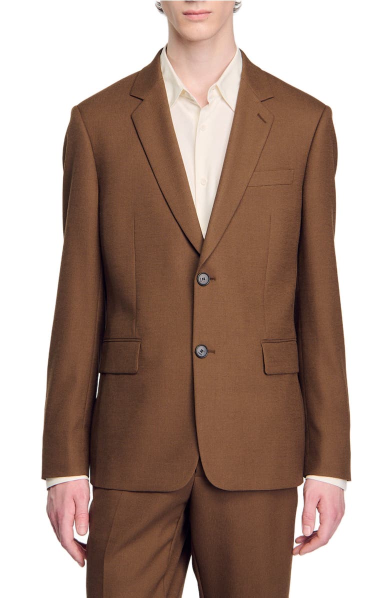 SANDRO Wool suit jacket, Main, color, 