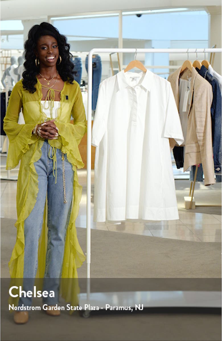 Short Sleeve Cotton Shirtdress, sales video thumbnail