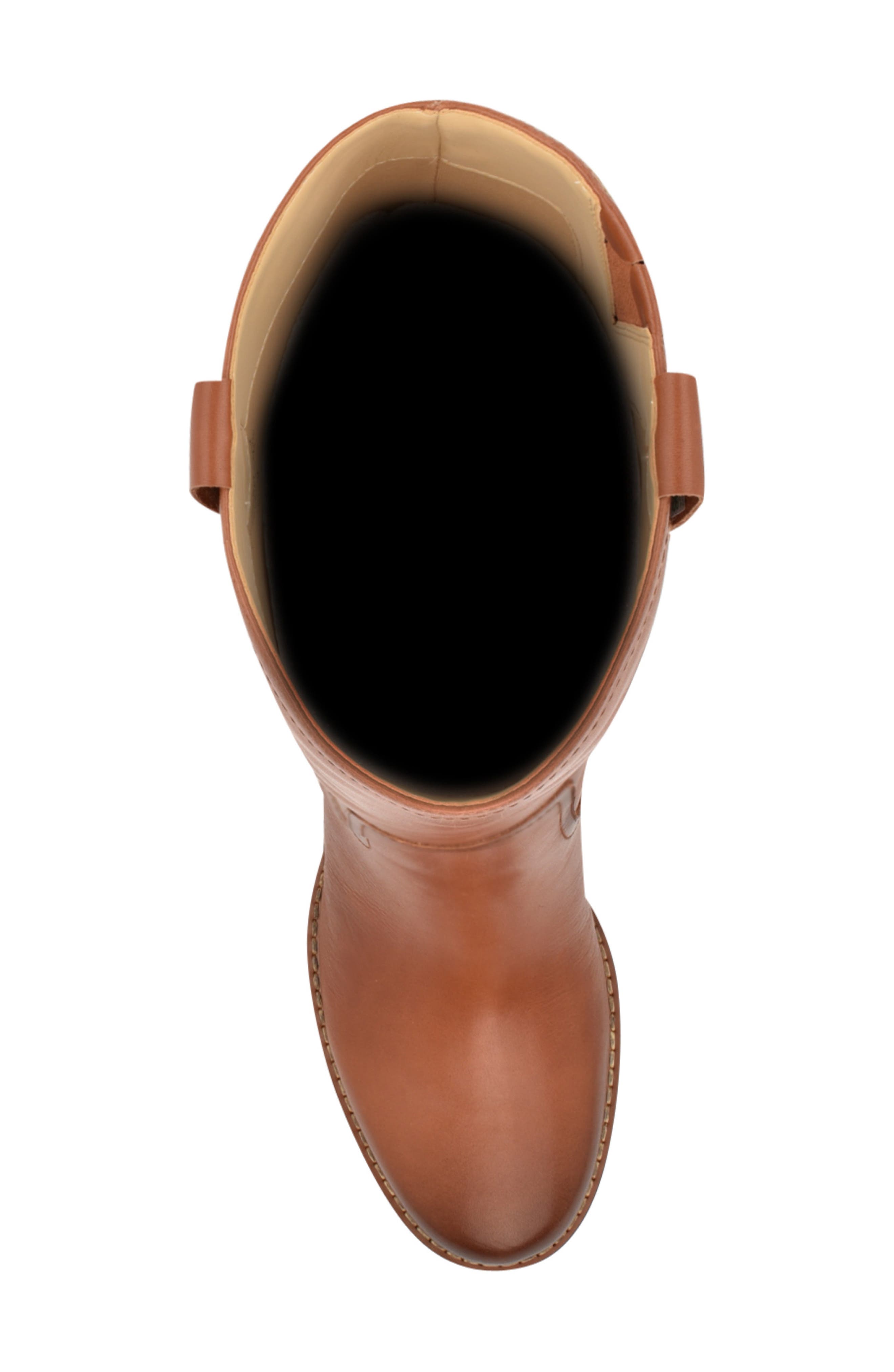 Nine West Hecee Knee High Boot, Alternate, color, Dark Natural