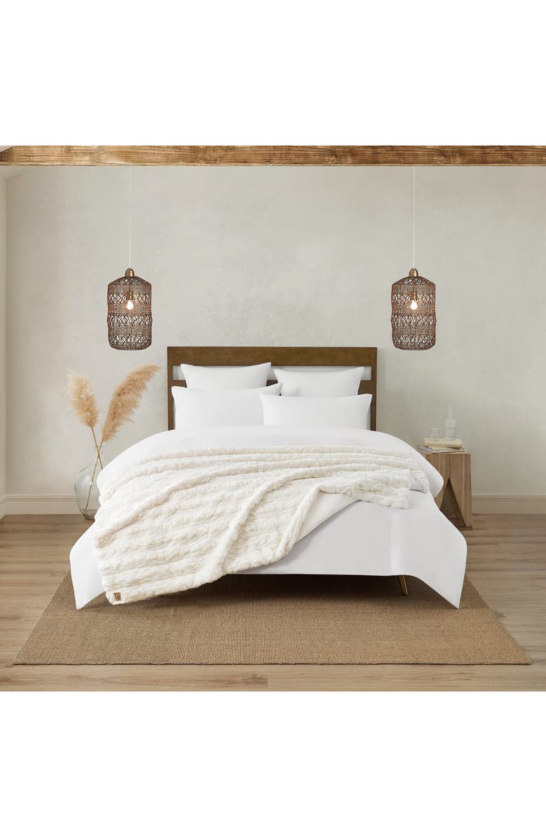 UGG<sup>®</sup> Ismay Faux Fur Throw Blanket, Alternate, color, 