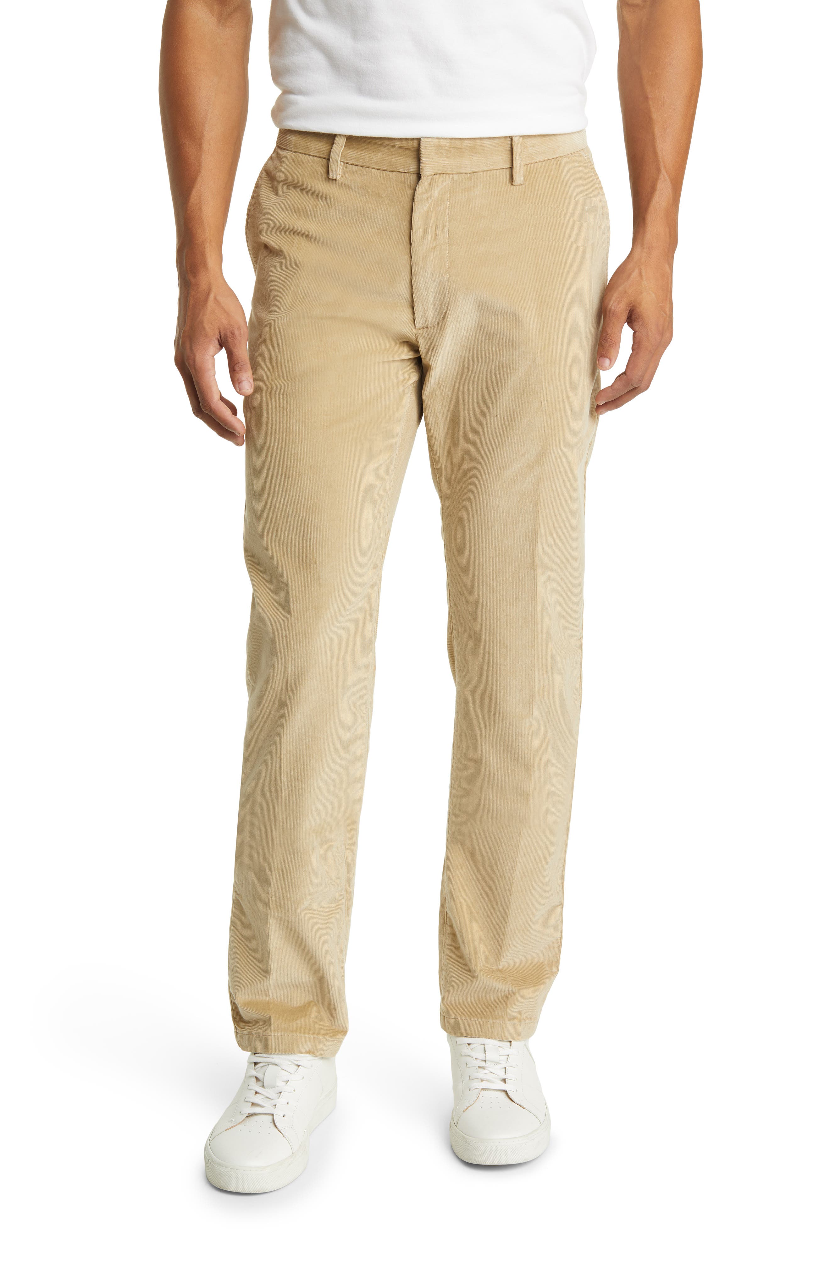 Scott Barber Supima Cotton Stretch Corduroy Chino Pants
