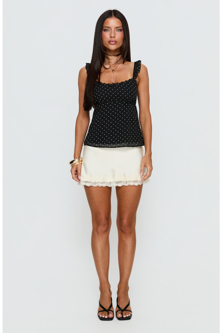 Madaleine Camisole, Alternate, color, BLACK POLKA