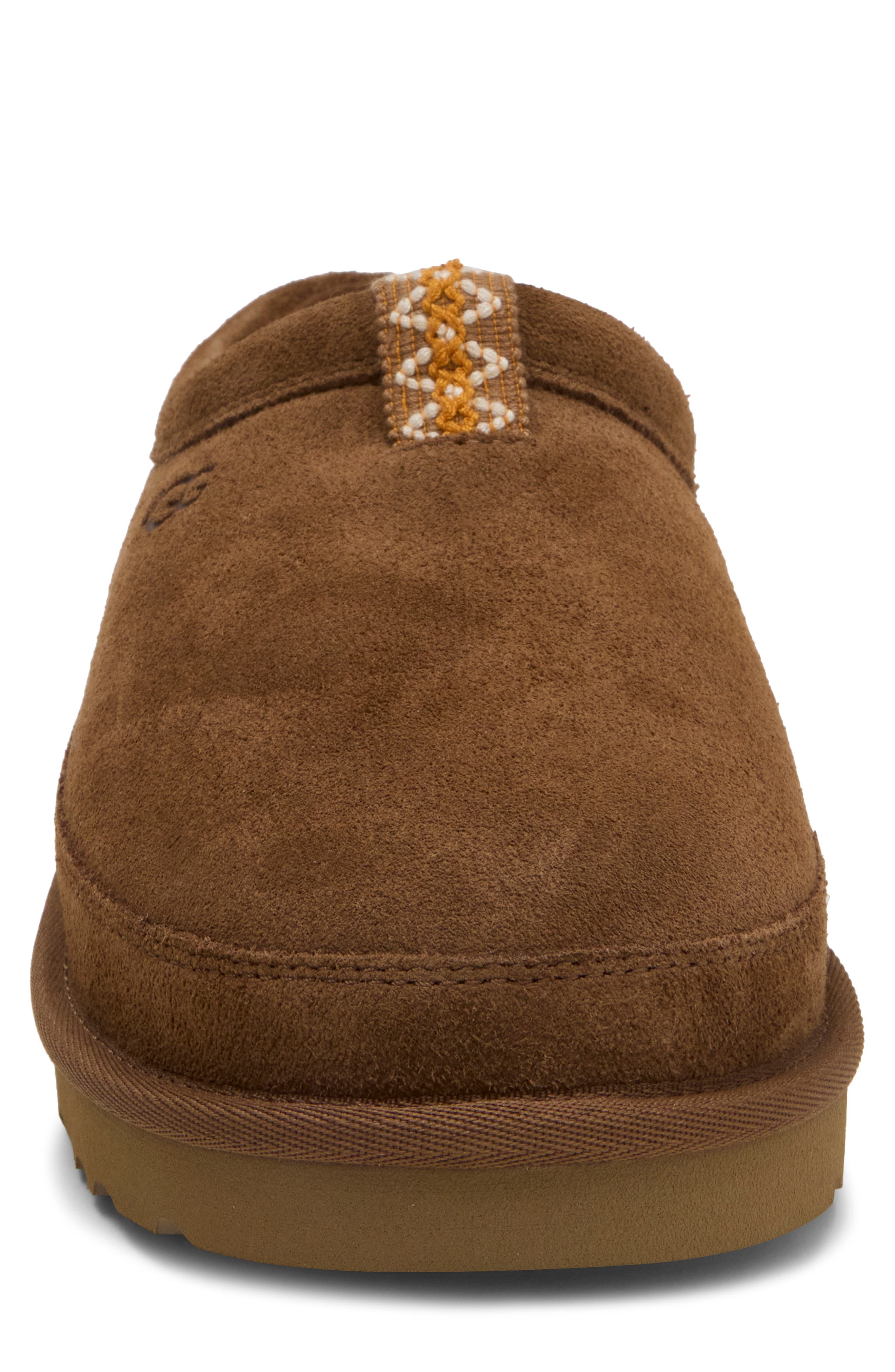 Rozman Leather Slipper, Alternate, color, DARK CHESTNUT