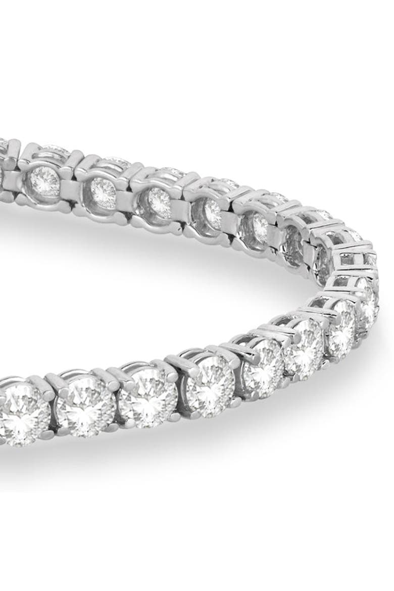 Eternity Lab Diamond Tennis Bracelet 14k Gold, Alternate, color, White Gold