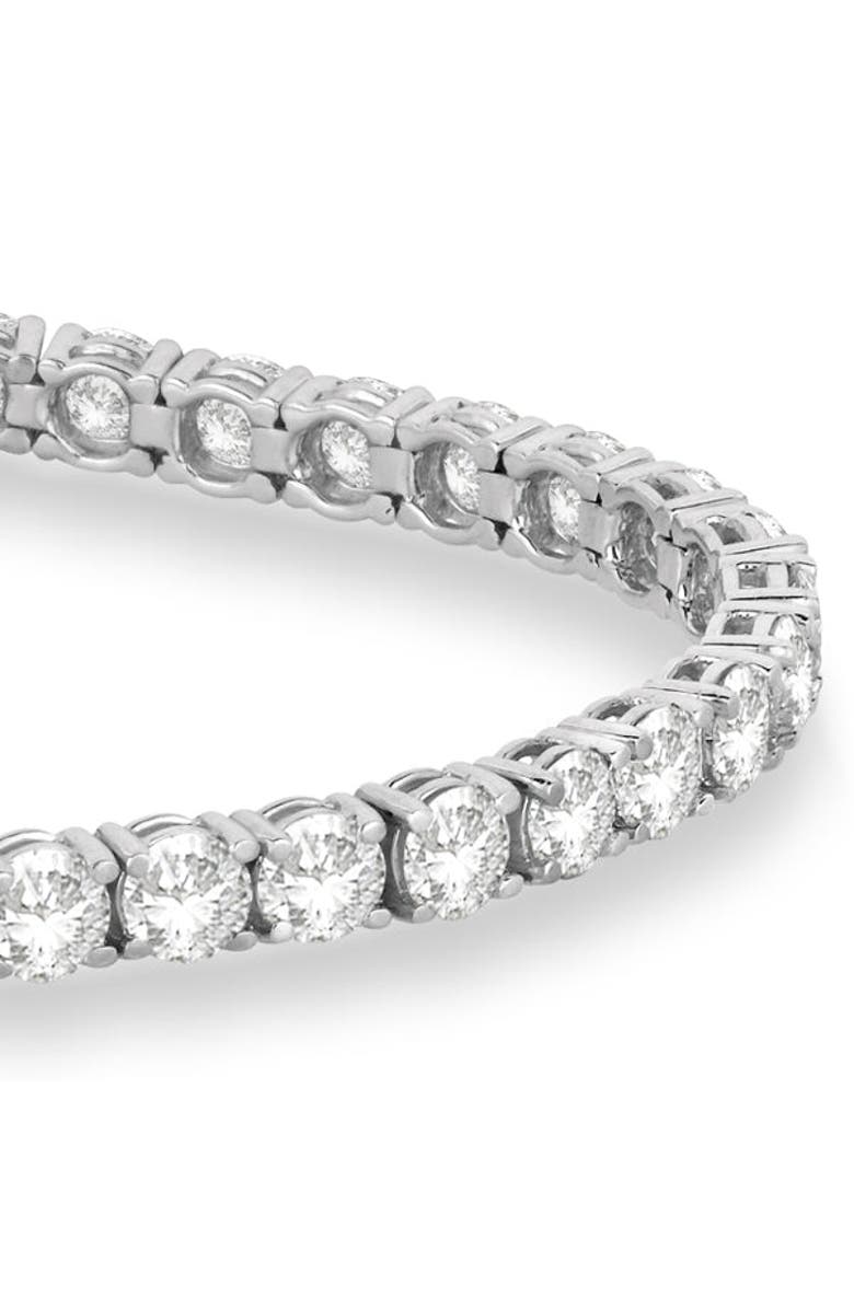 ALLUREZ Eternity Lab Diamond Tennis Bracelet 14k Gold, Alternate, color, White Gold
