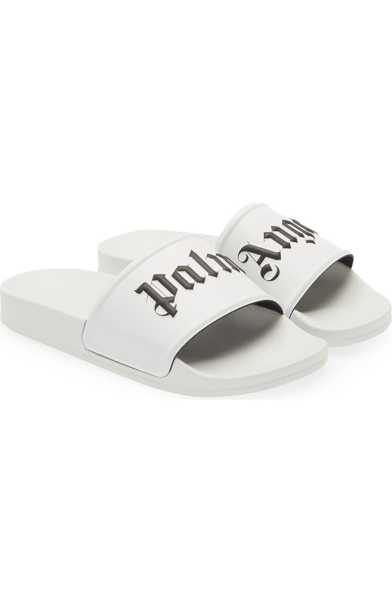 Palm Angels Logo Pool Slide Sandal, Alternate, color,