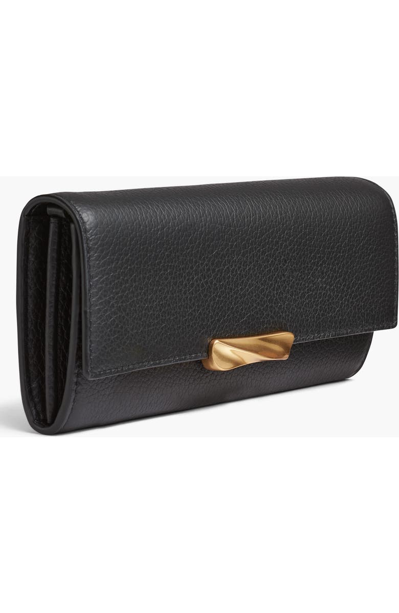 Donna Karan New York Amagansett Wallet, Alternate, color, Black/Gold