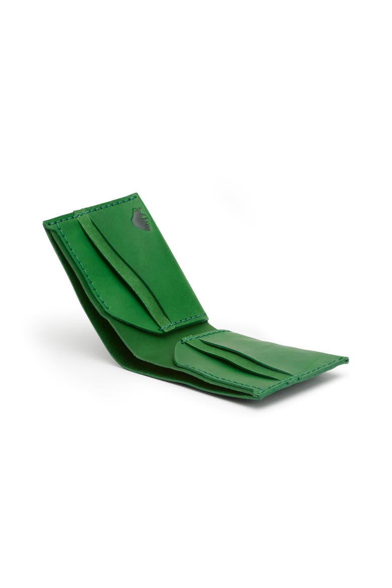 No. 6 Classic Bifold Wallet, Alternate, color, GREEN