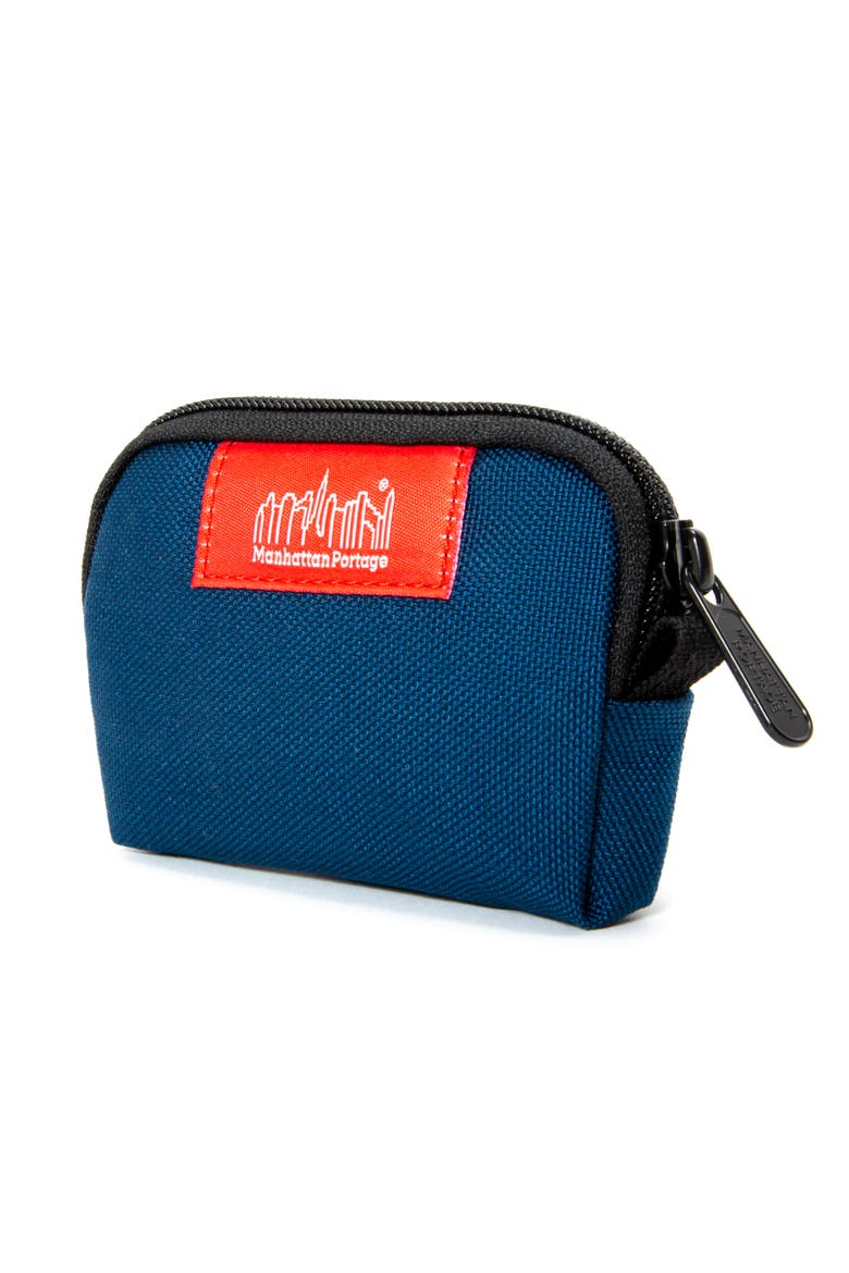Coin Purse W/Divider, Main, color, Navy