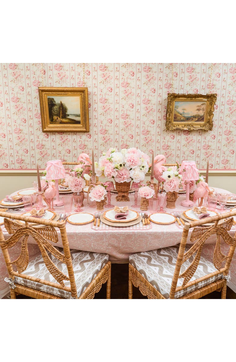 Mrs. Alice Pink Gisele Candle Holders, Alternate, color, Pink