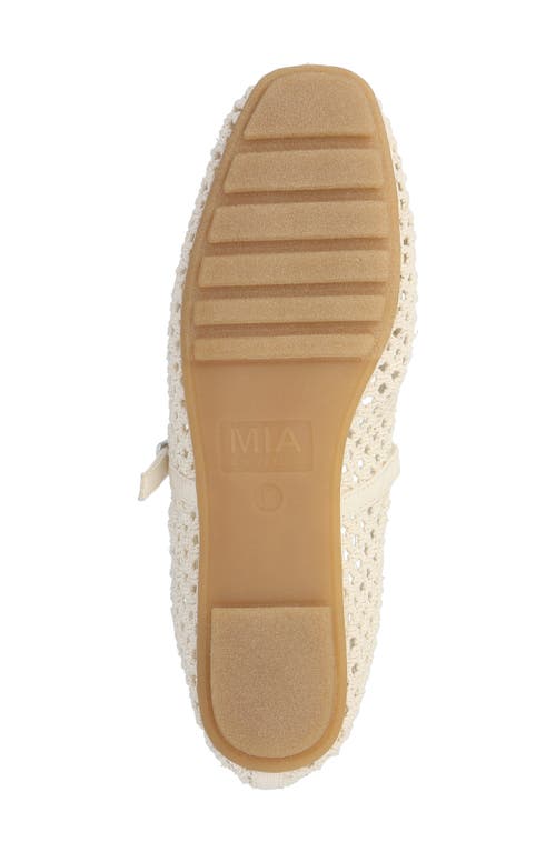 Mia Kora Mary Jane Flat In Natural