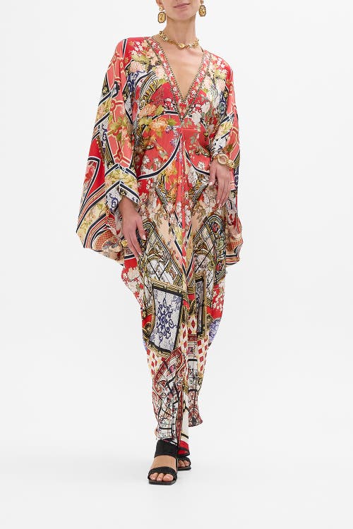 Camilla T Shape Long Kaftan Lisboa Luxe In Lisboa Luxe