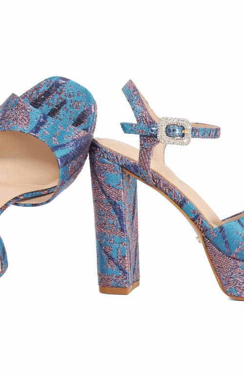 Dune London Maycie Ankle Strap Sandal In Blue