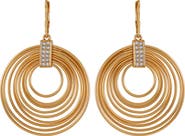 Vince Camuto Layered Circle Drop Earrings