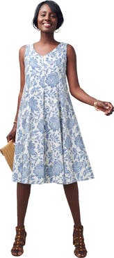 Jessica London Cotton Denim Dress