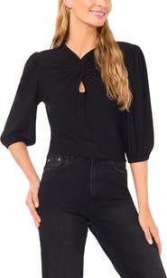 CeCe Twist Front Top