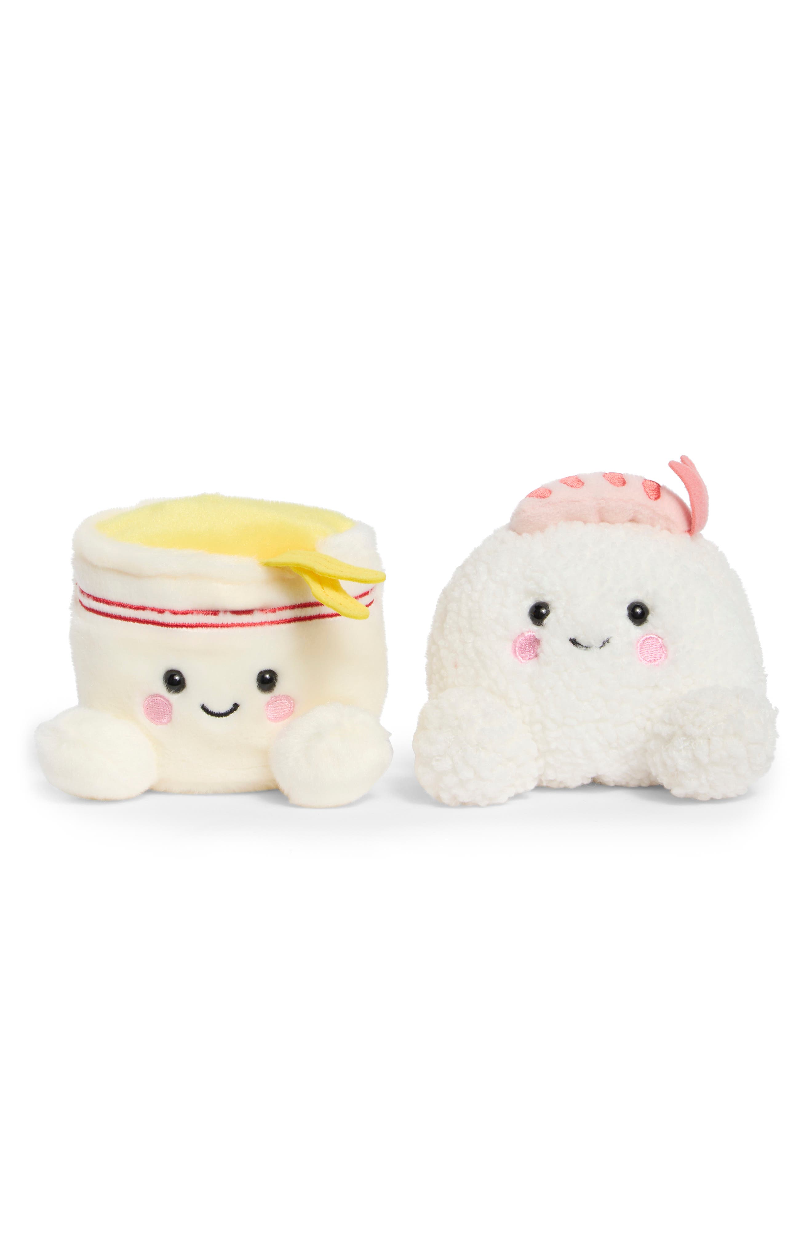 Palm Pals Sushi Dashi 2-Pack Stuffed Animal Set