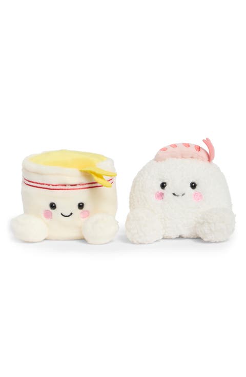 Palm Pals Sushi Dashi 2-Pack Stuffed Animal Set