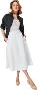 Jessica London Comfort Waist Stretch Denim Straight-Leg Jean