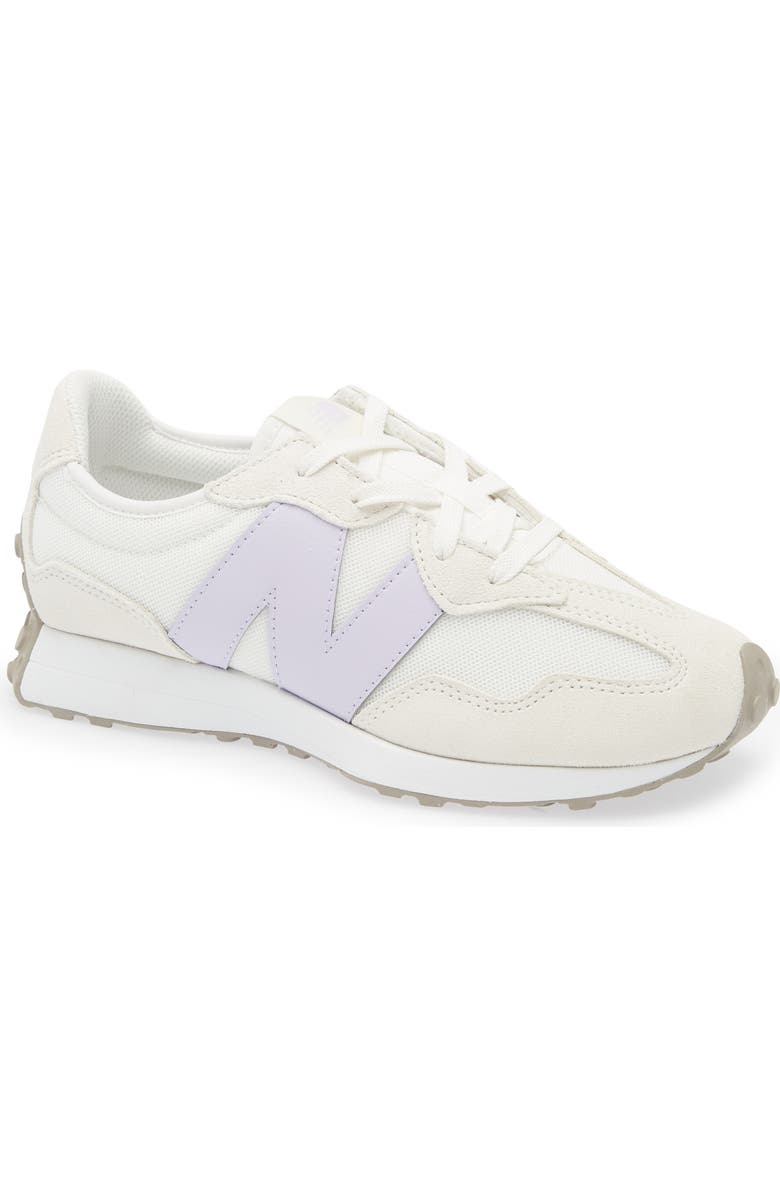 New Balance Kids' 327 Sneaker, Main, color, Bright Lavender/ Sea Salt